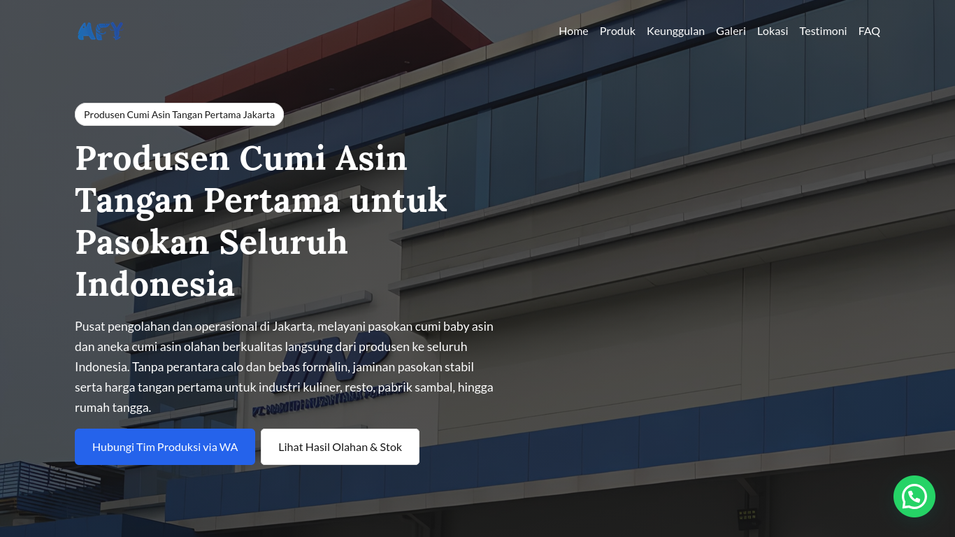 Website Produsen Cumi Asin Kering